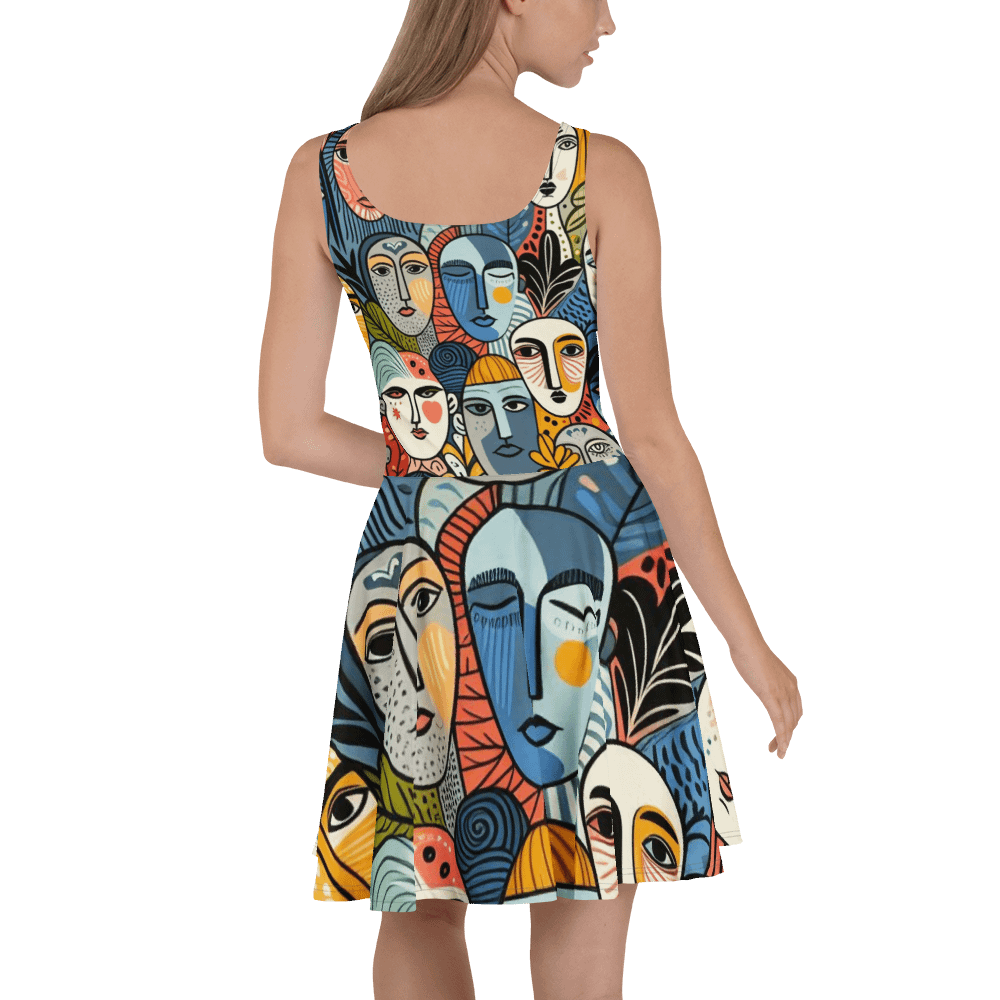 Faces Art Skater Dress product image (4)