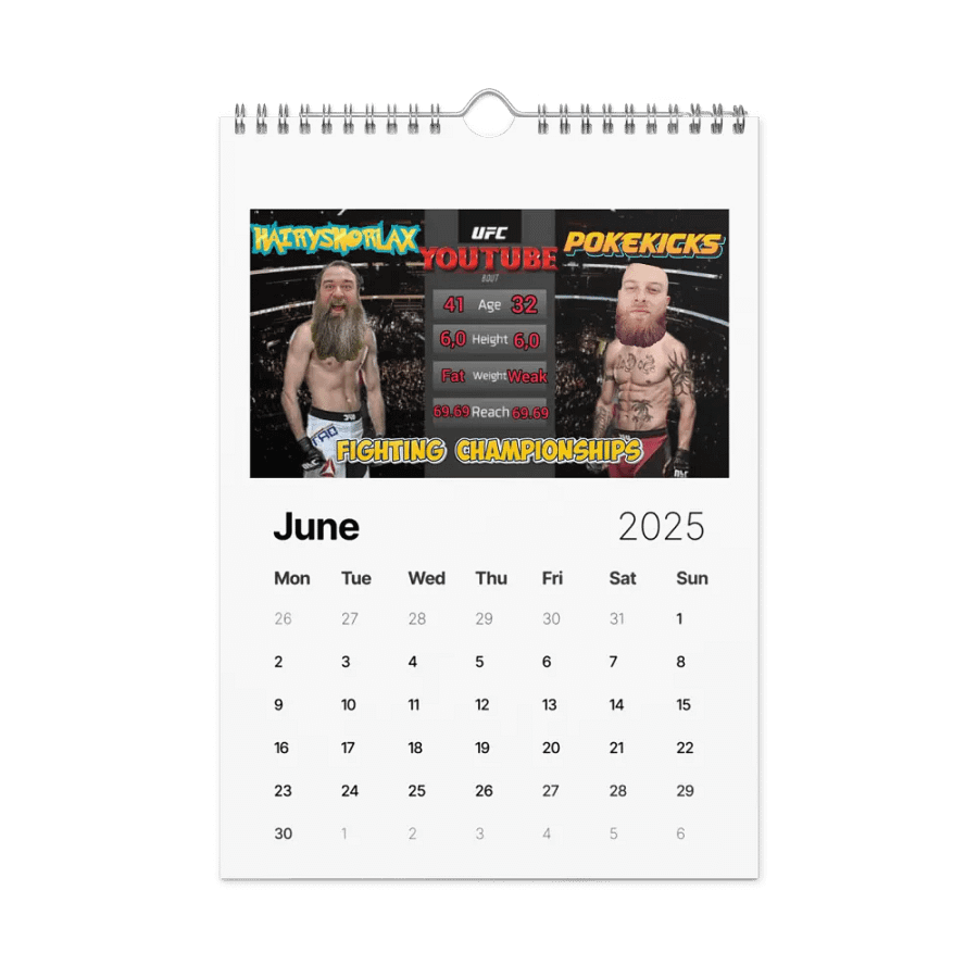 Hairy Snorlax Wall Calendar (2025) product image (8)