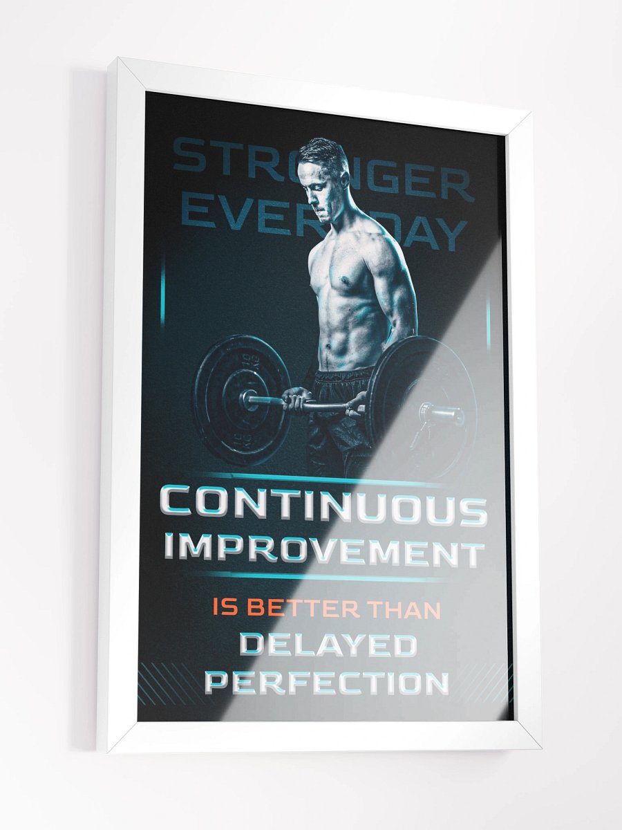 Fitness/Body building Framed Poster - Continuous Improvement product image (3)