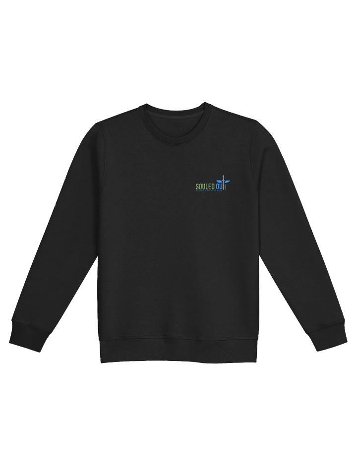 Winged Sword Embroidery Logo Organic Sweatshirt product image (1)