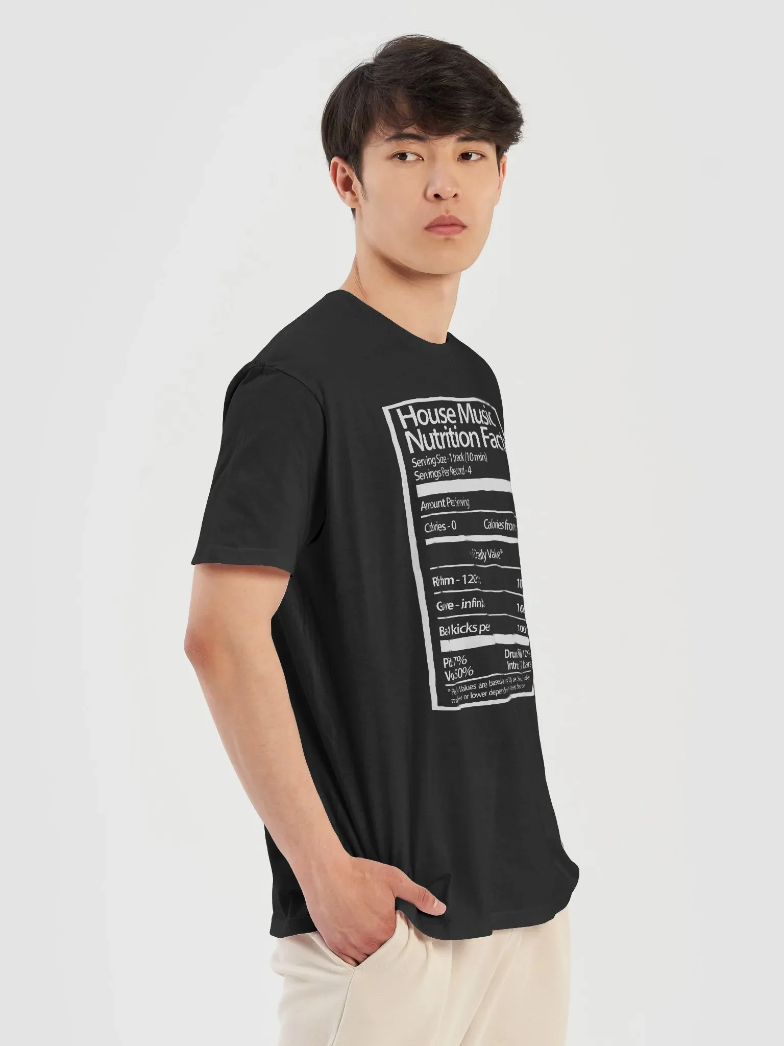 House Music Nutrition Facts T-Shirt product image (14)