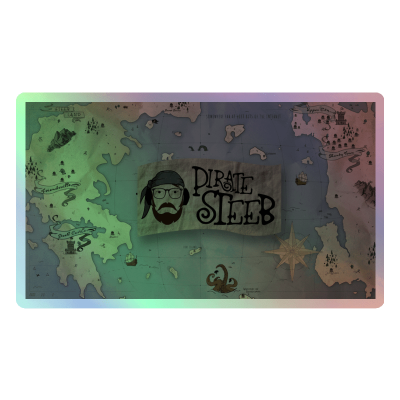 Pirate's Treasure Map Sticker product image (1)