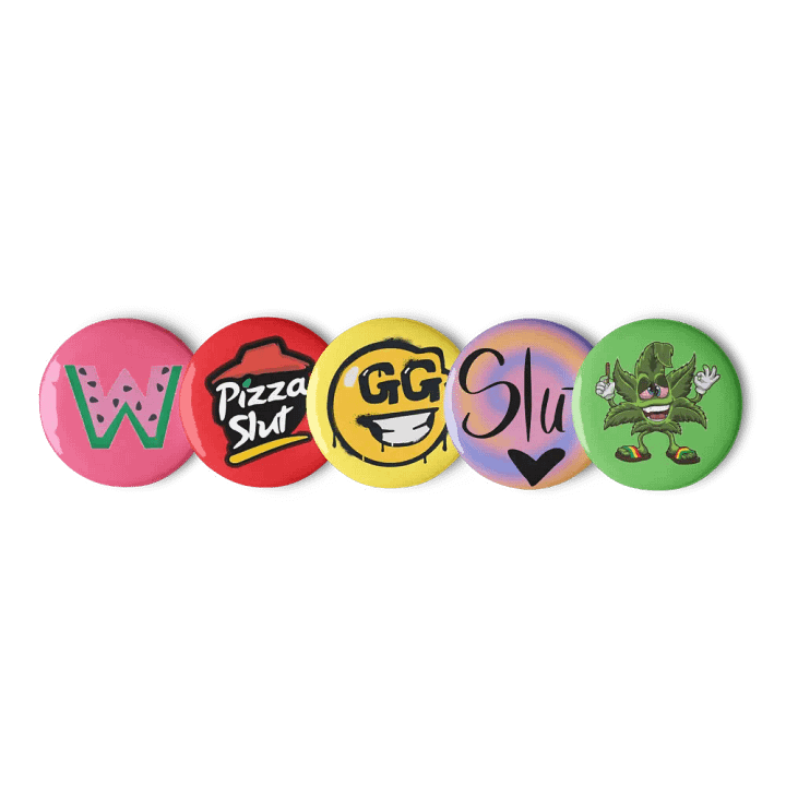 "Watermelon Wonders" Pin Button Set (5-Piece) product image (2)
