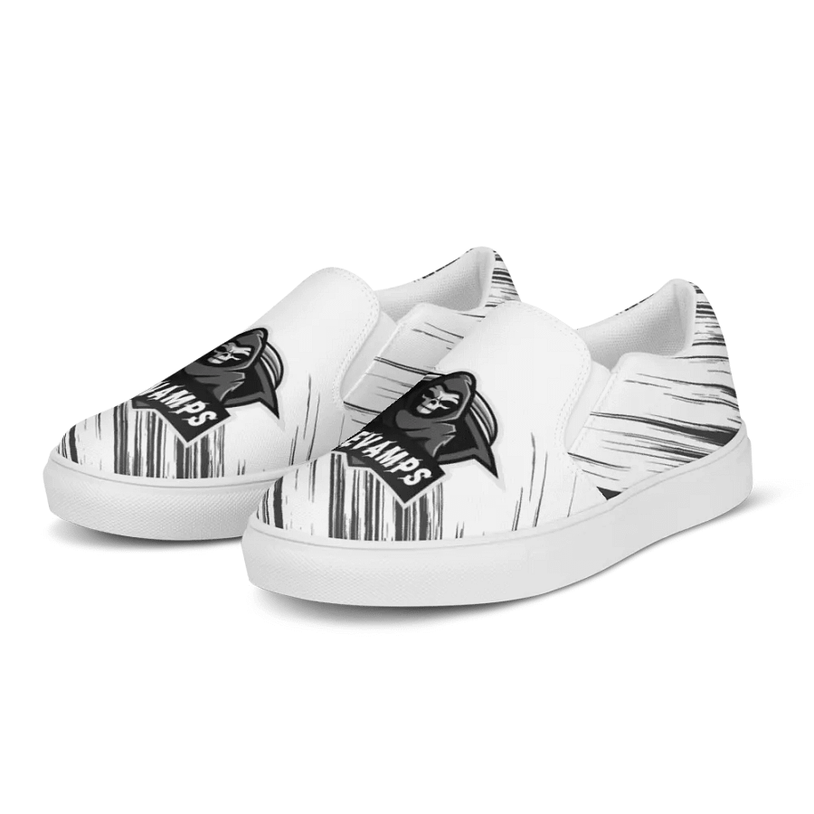 Men's Slip-On Canvas Shoes OneVamps Black and White product image (4)