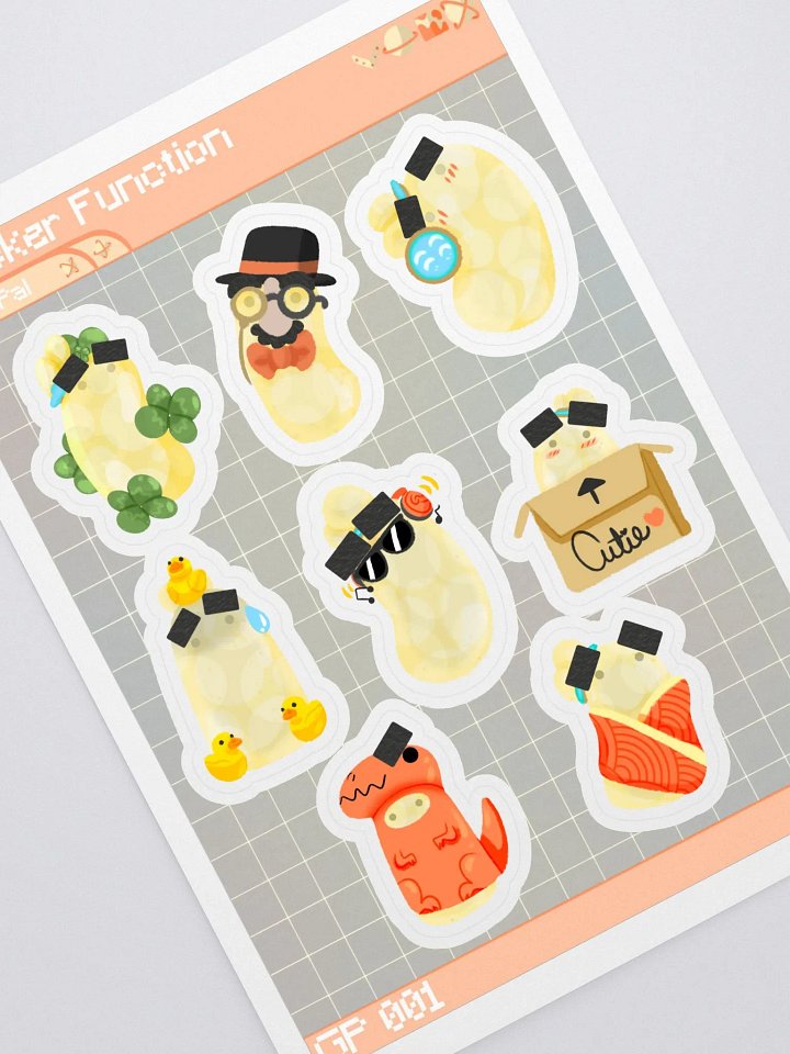 Gel Pal Sticker Sheet 001 product image (1)
