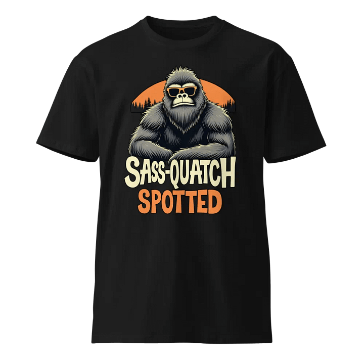 Sass-Quatch Sunset Tee product image (1)