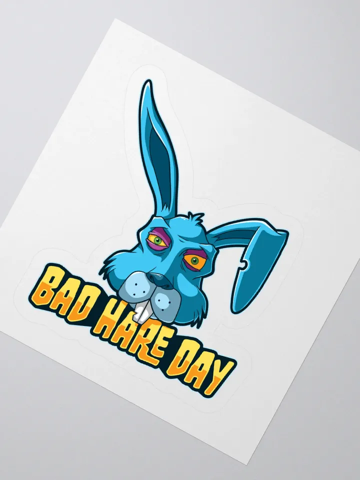 Bad Hare Day – Evil Easter Bunny Sticker product image (6)