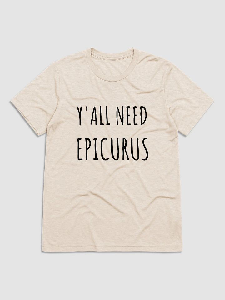 Y'all Need Epicurus LIGHT (Bella+Canvas Triblend Short Sleeve T-Shirt) product image (10)