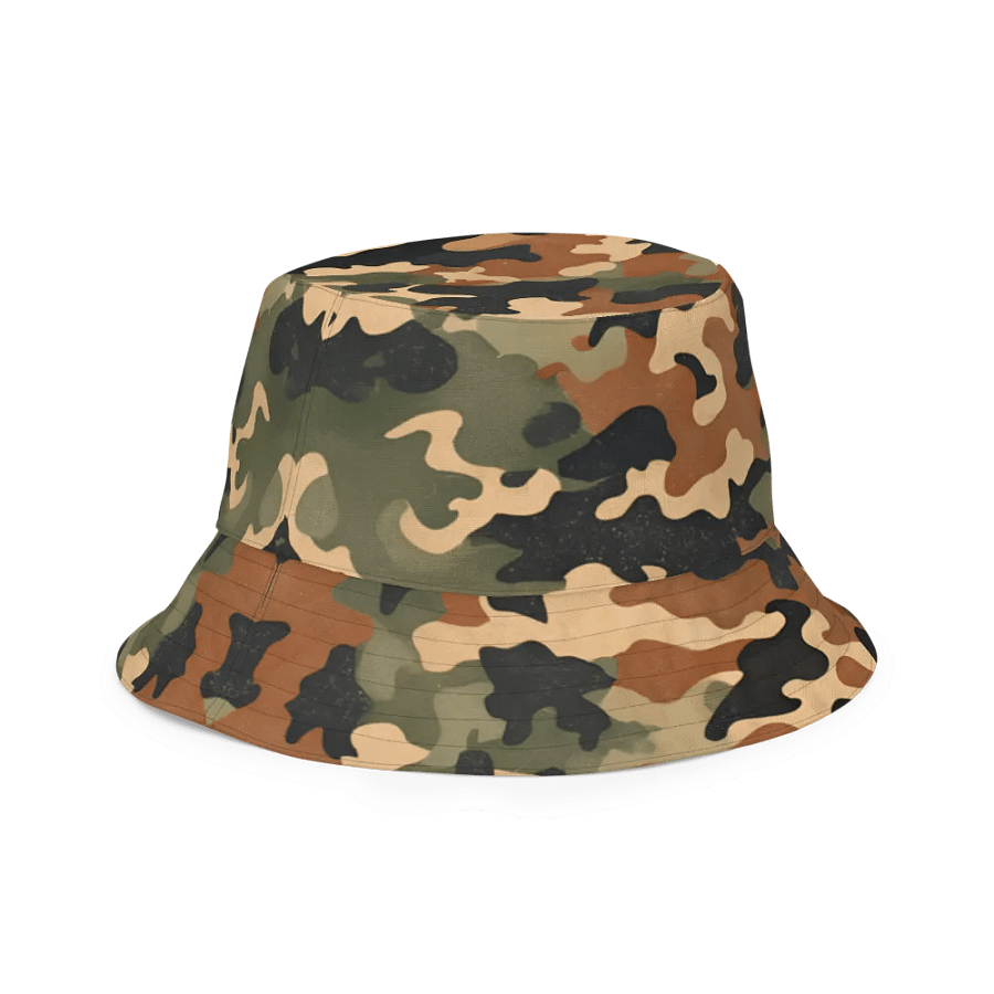 Versatile Camo Reversible Bucket Hat product image (3)