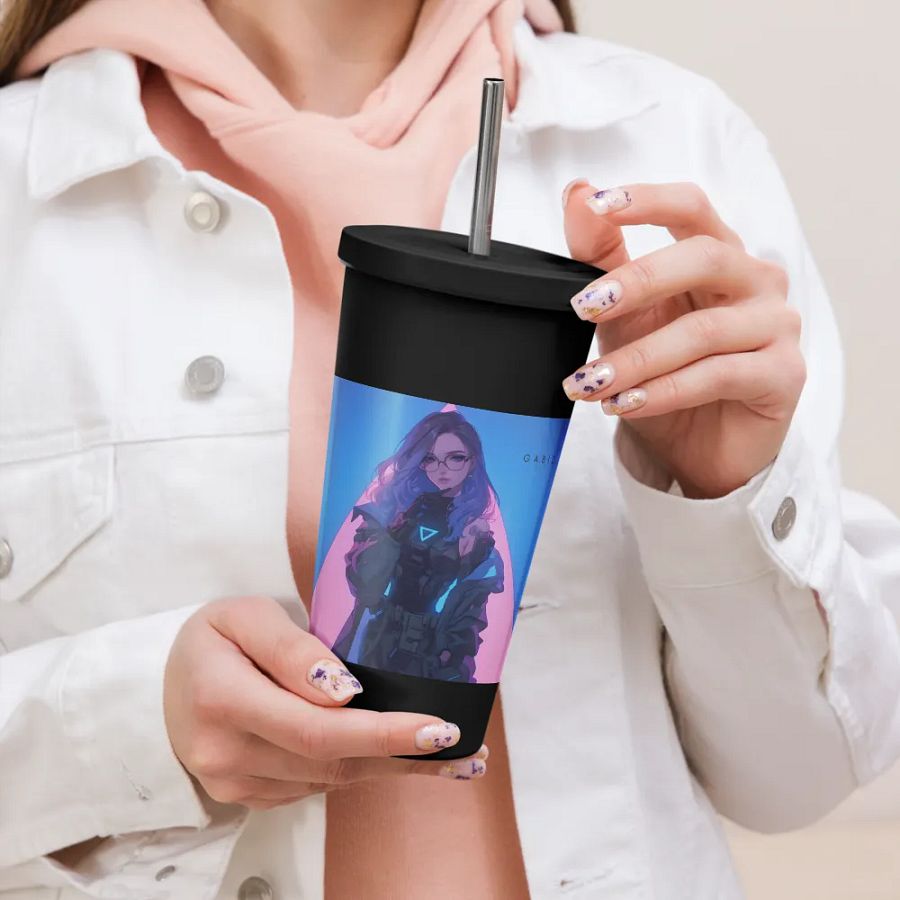 Cyberpunk V.2 Tumbler with a Straw product image (11)