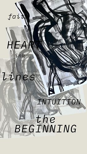 #art#ink#faith#tshirtshop #lines #heart #intuition #visualpoetry #wearablecanvas #creativity #detour