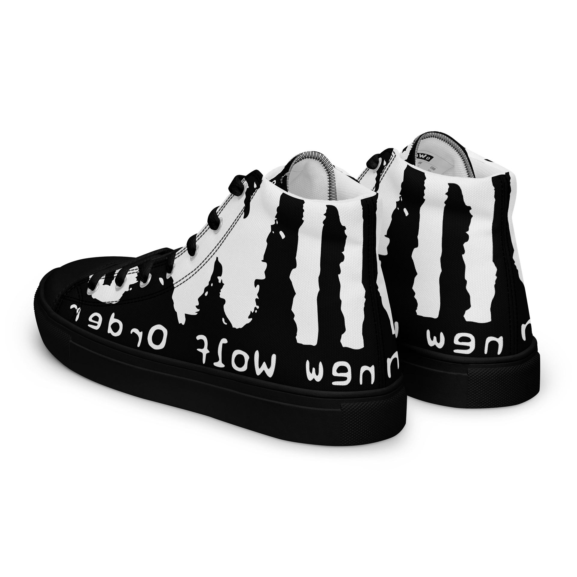 nWo Distressed Logo Men’s High Top product image (5)