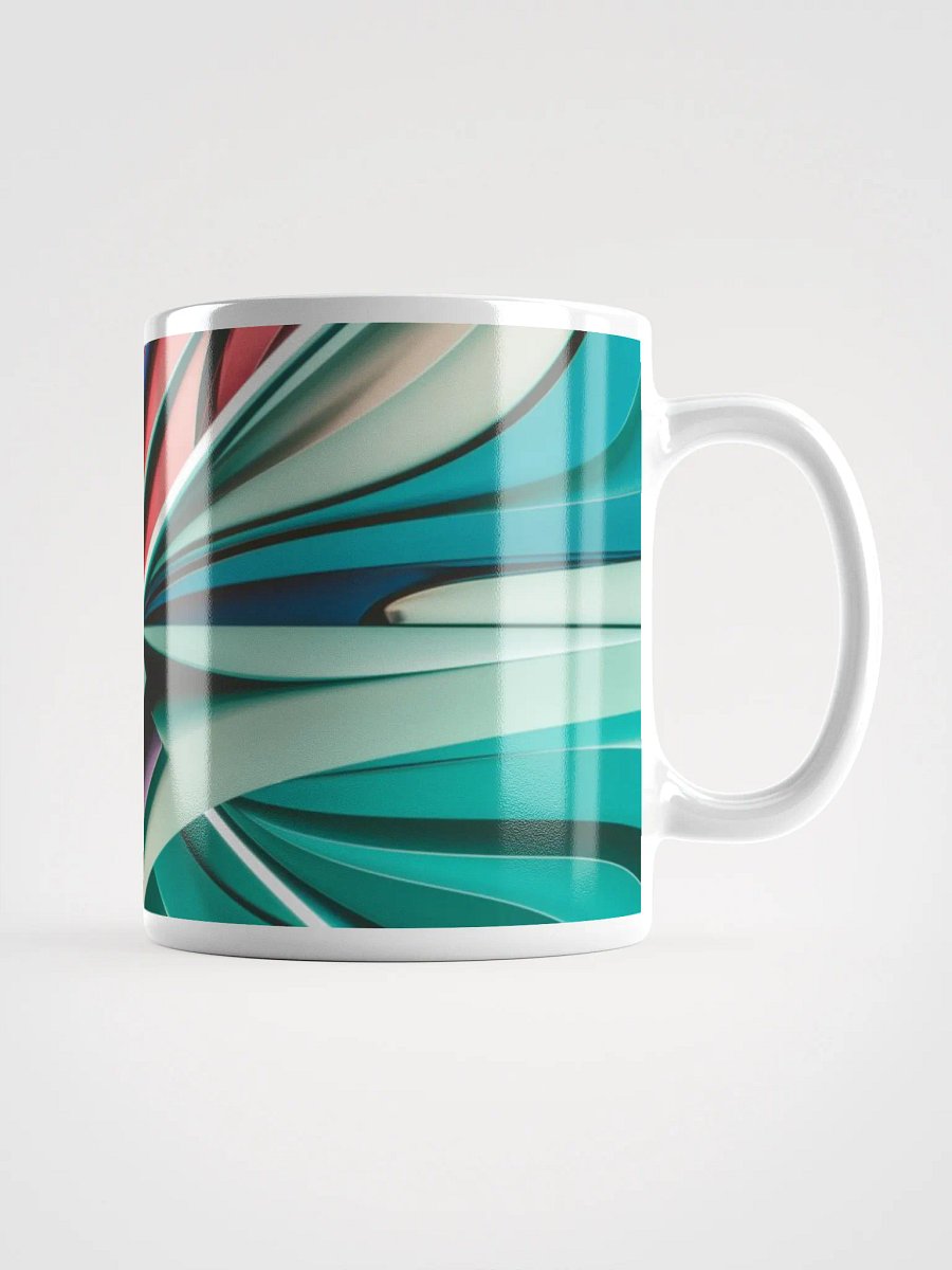 Graphic Grove White Glossy Ceramic Mug with Exclusive Abstract Design - 11oz, 15oz, 20oz product image (1)