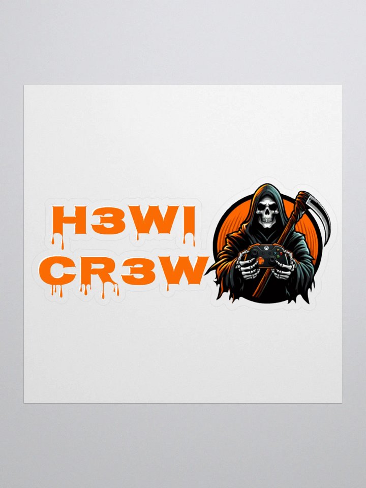 H3WI CR3W Sticker product image (1)