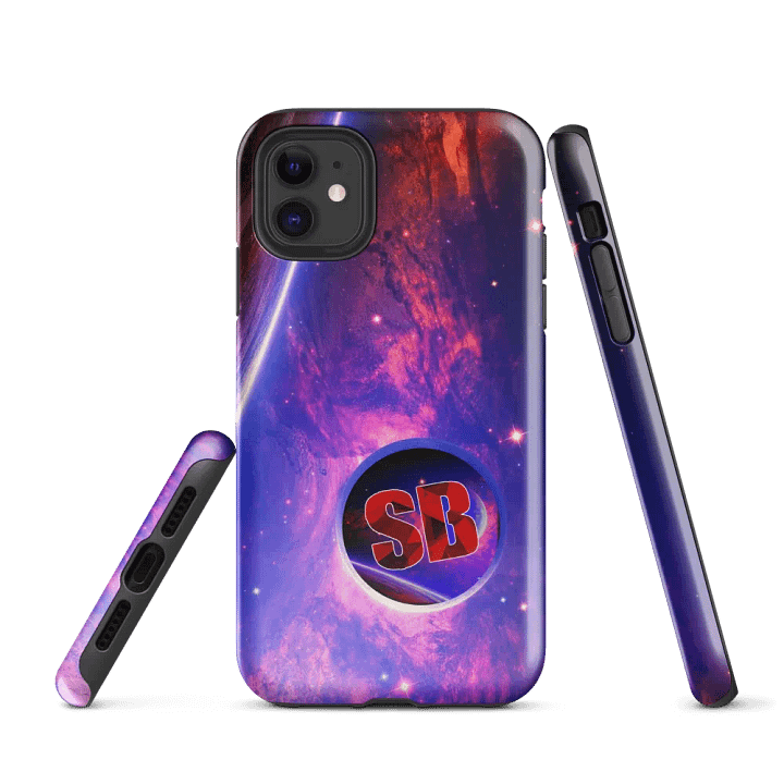 iPhone Tough Case W. Background & Logo product image (1)