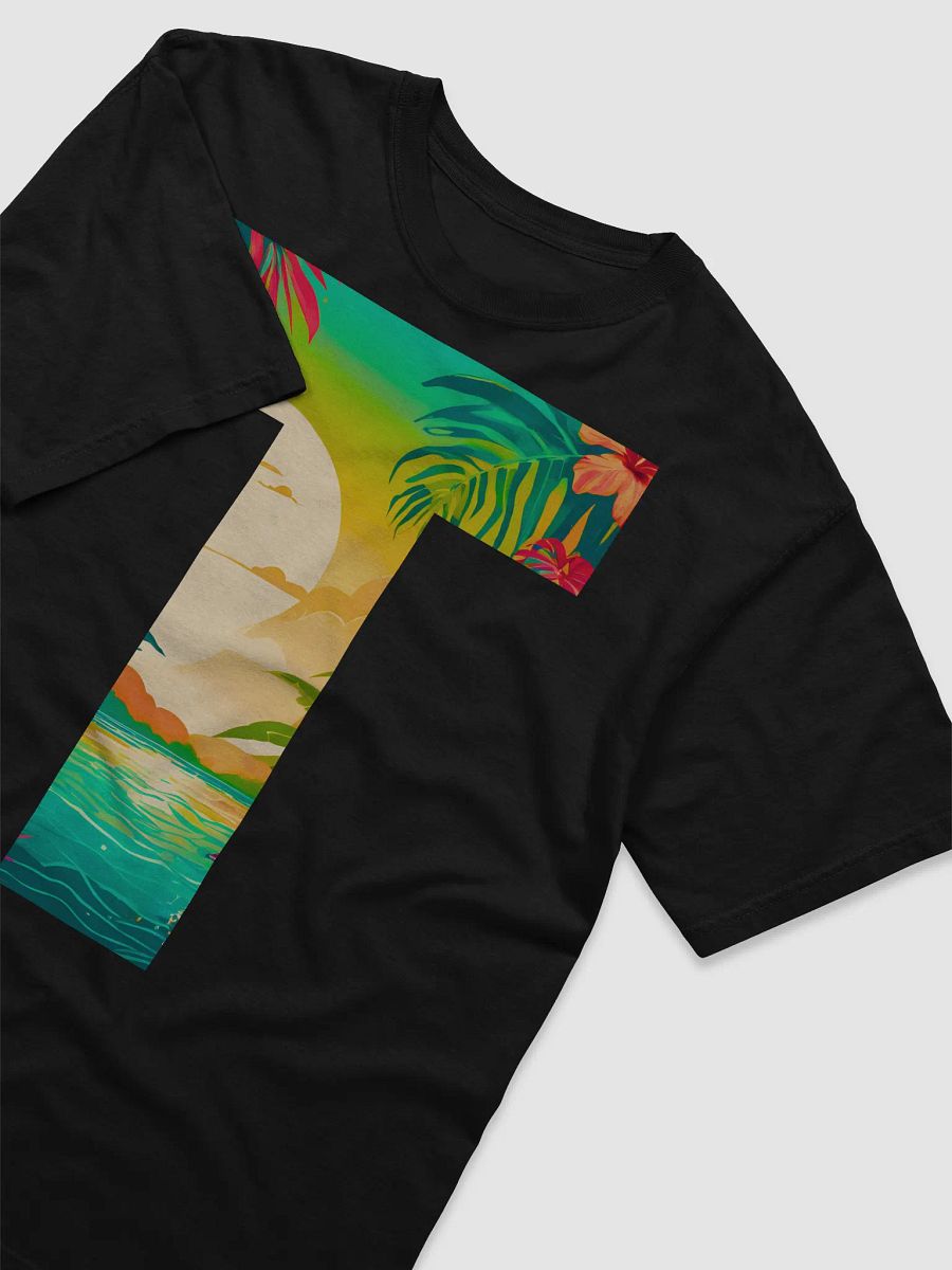 Tropical Sunset Paradise T-Shirt (Letter-T) product image (5)