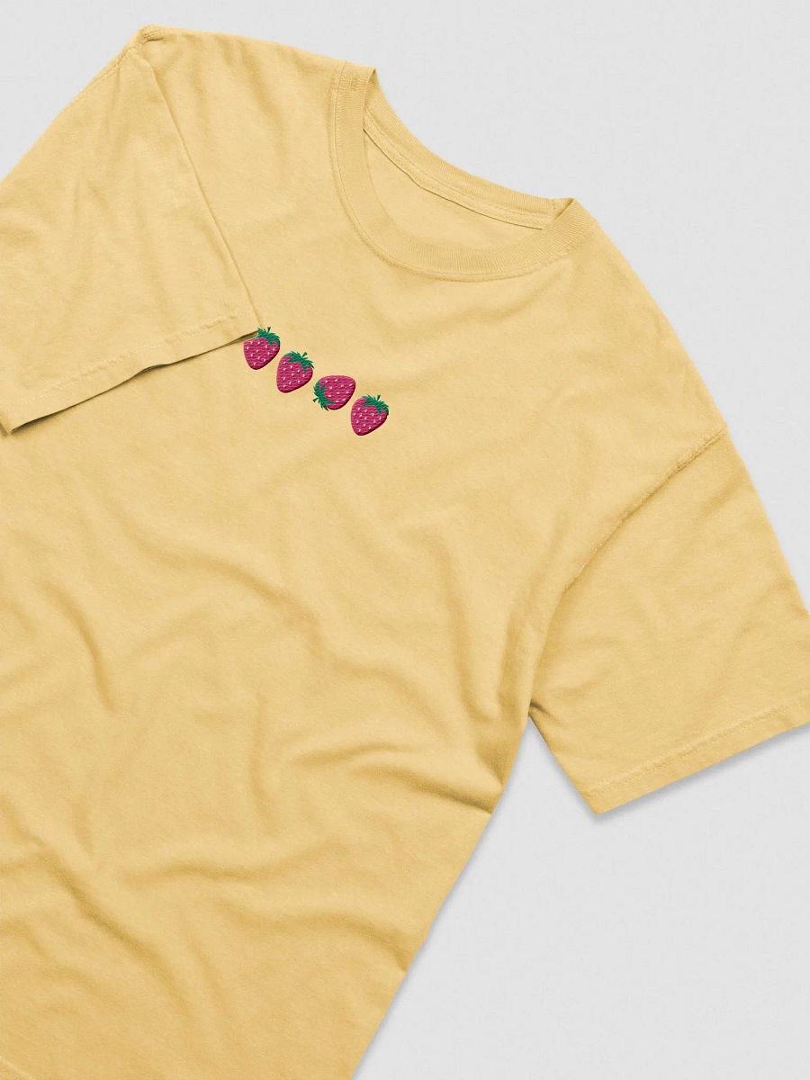 strawberries embroidered shirt product image (3)