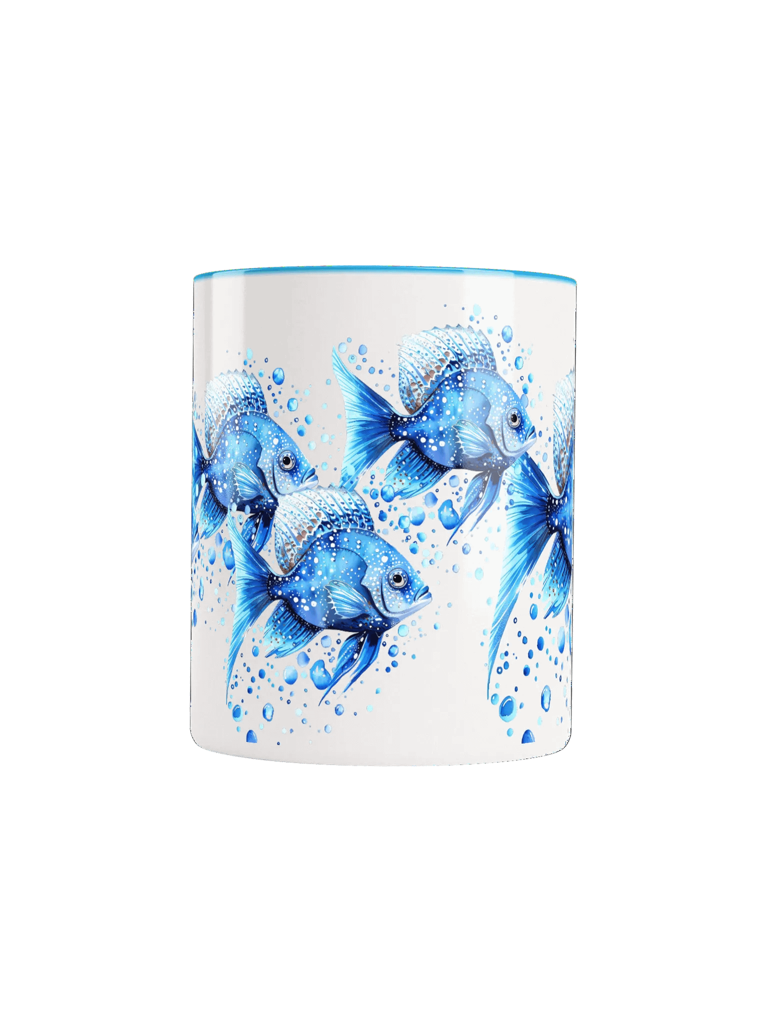 Shimmering Blue Fish Ceramic Mug product image (14)