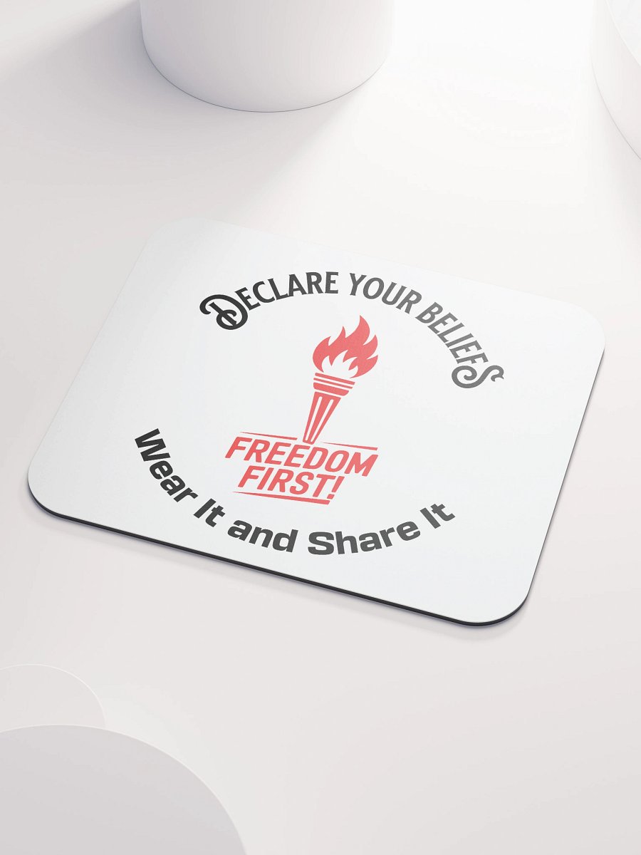 Freedom Torch – Declare Your Beliefs mouse pad product image (3)