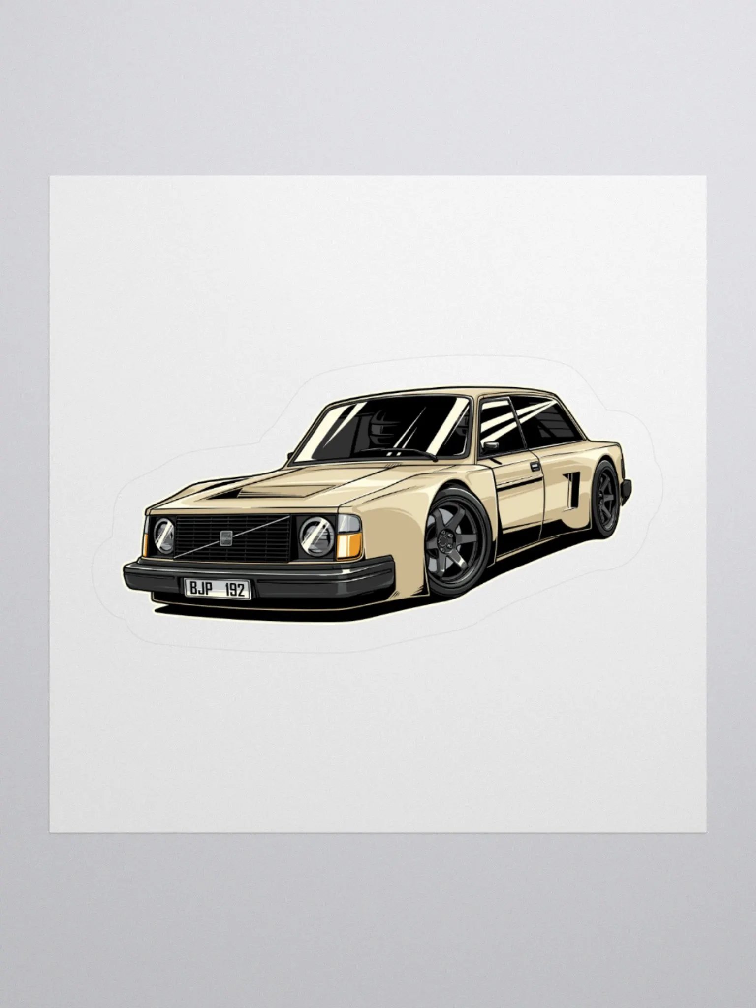 The Mid-Engine V10 Volvo Sticker product image (3)