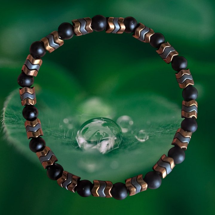 Stress-Free Defender Black Onyx & Hematite Bracelet product image (1)