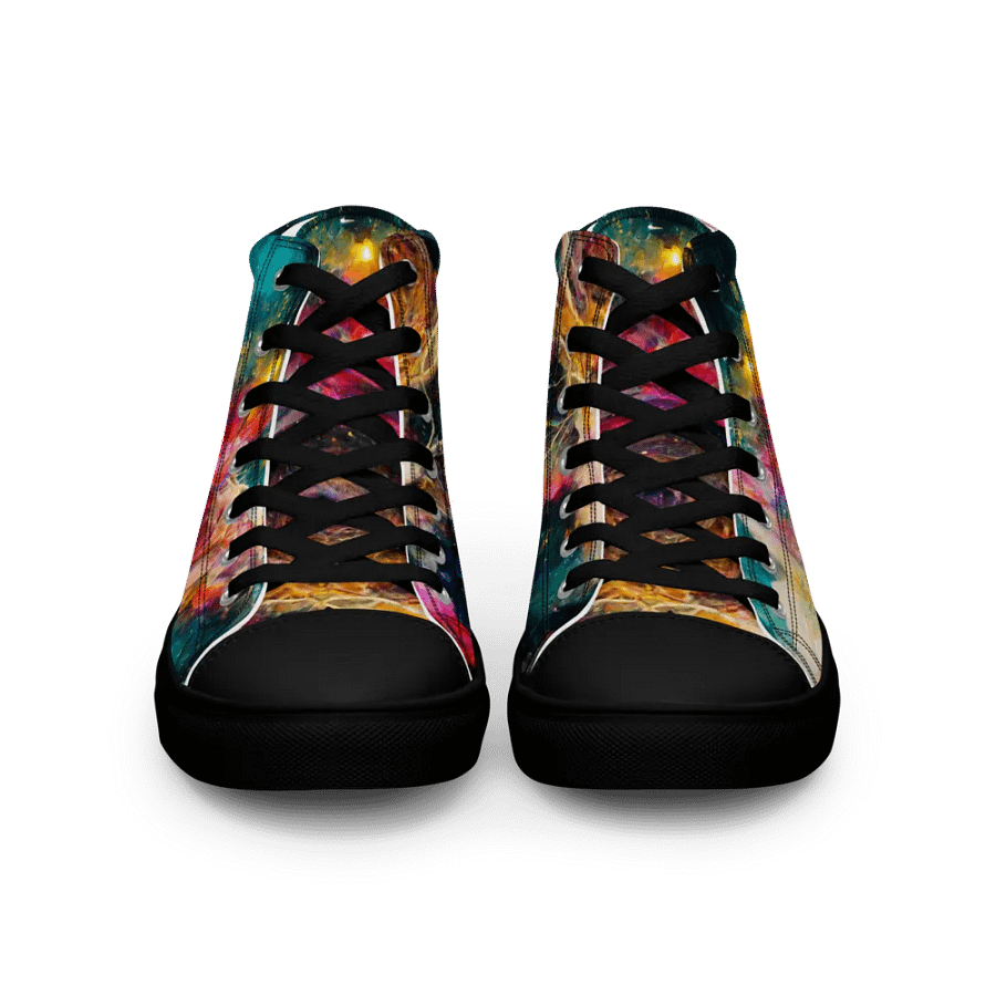 celestial nest men's canvas High Tops product image (3)