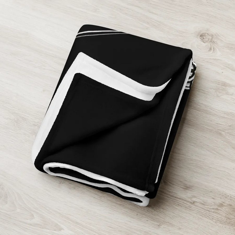 Fight Hard Earn Respect - Black - Throw Blanket product image (6)