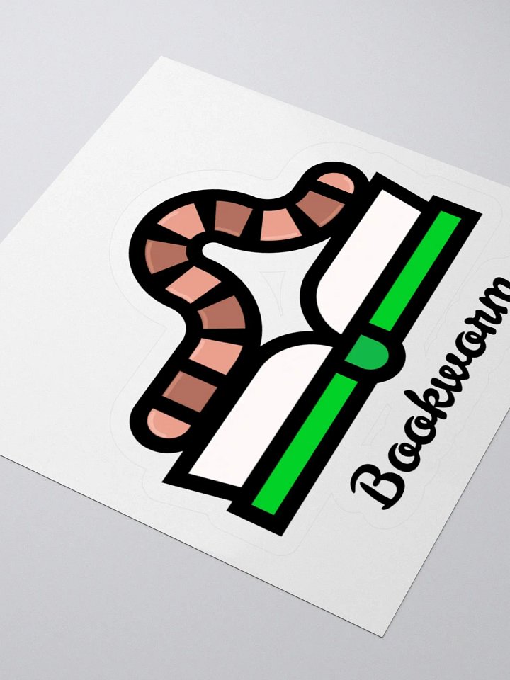 Bookworm Sticker product image (7)