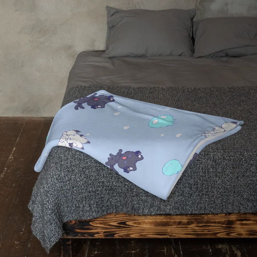 meiya, meinya & wisps blanket (blue) product image (11)