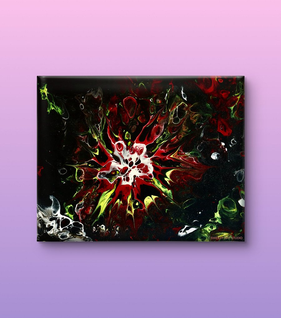 Amaryllis Minerva | Original Canvas Painting product image (1)