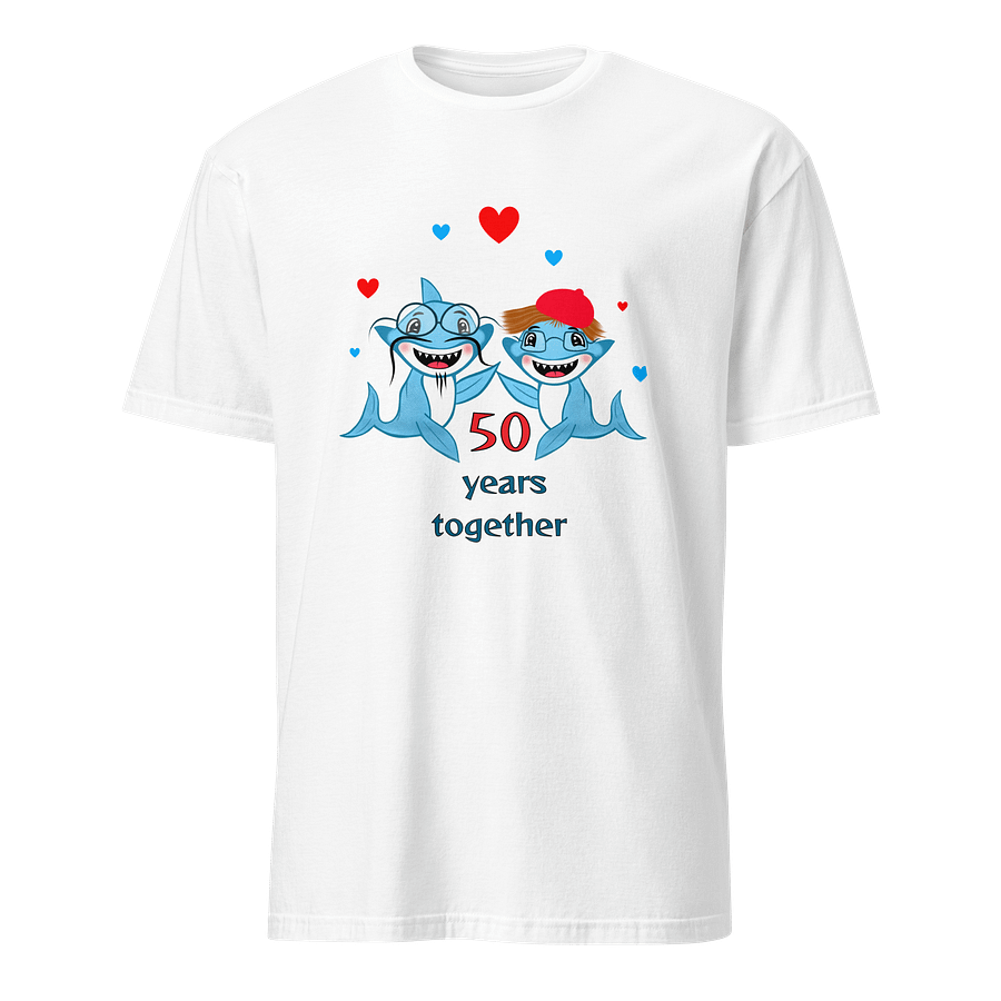Golden Anniversary Shark Love T-Shirt product image (5)