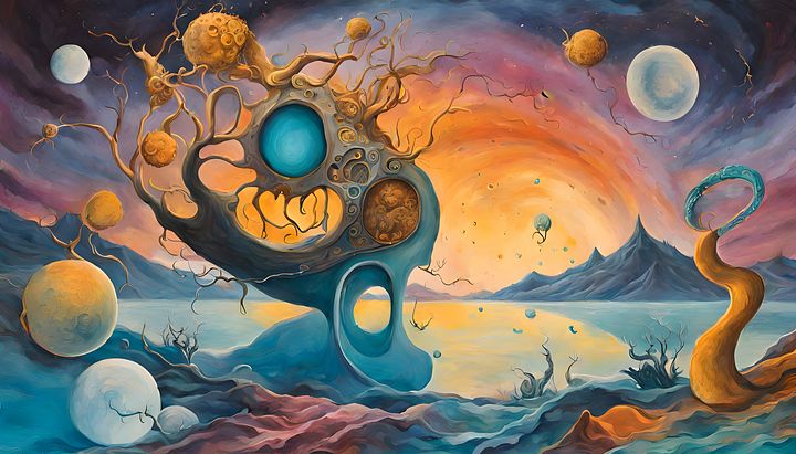 Cancer's Nurturing Womb: Celestial Dreamscapes of Comforting Protection product image (1)