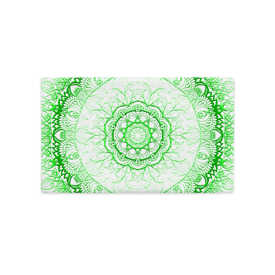 Mystical Green Mandala Pillow Case product image (2)