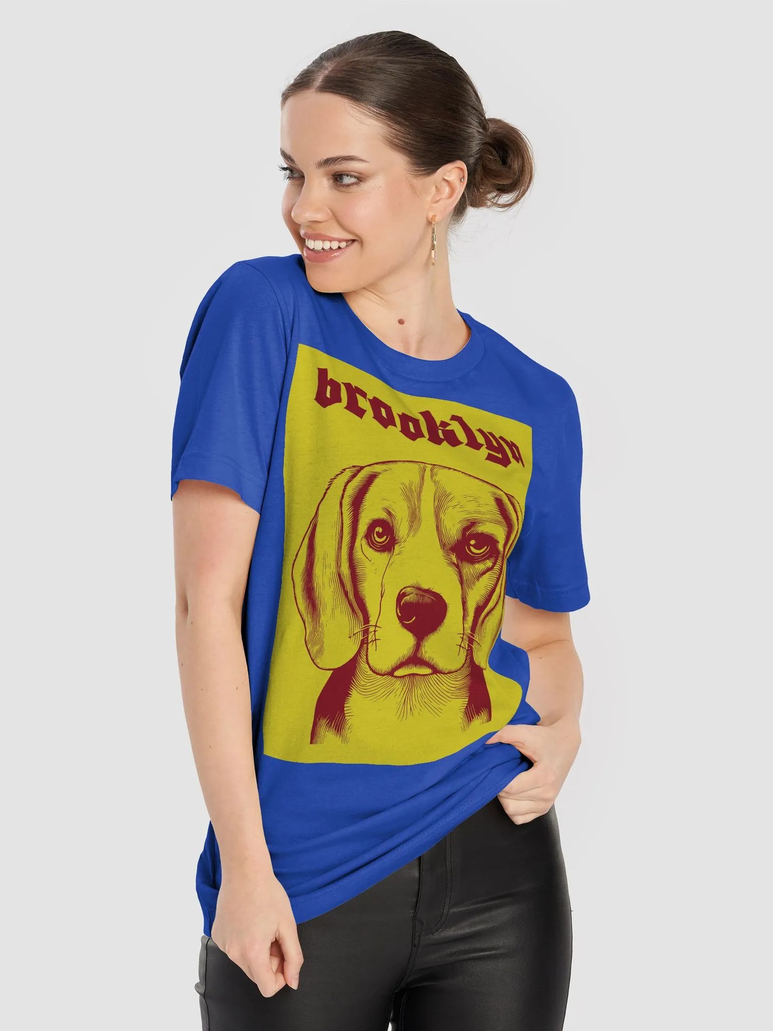 Brooklyn Beagle Unisex Supersoft Bella+Canvas tee product image (10)