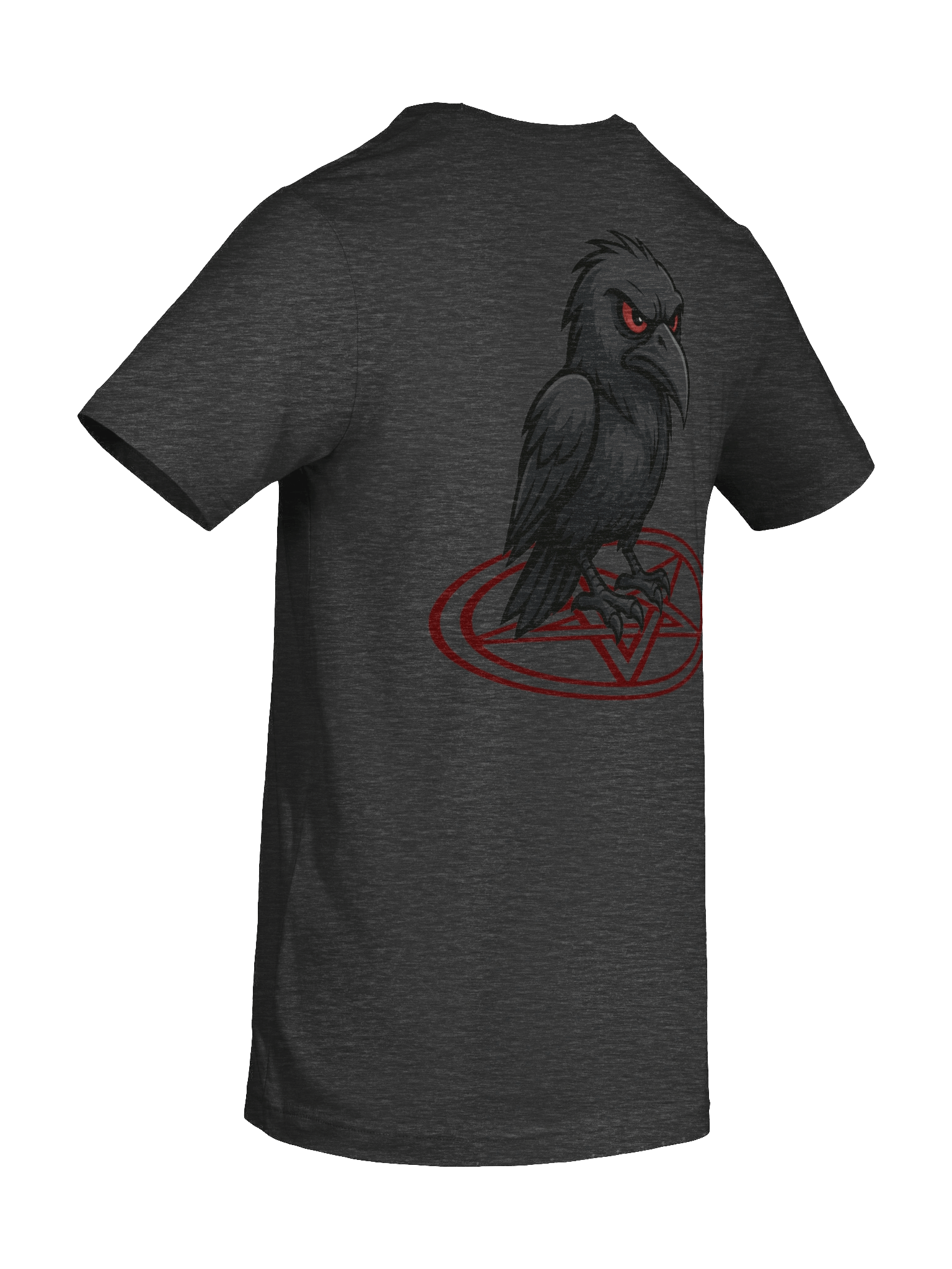 Raven Tee (Black Heather) product image (10)