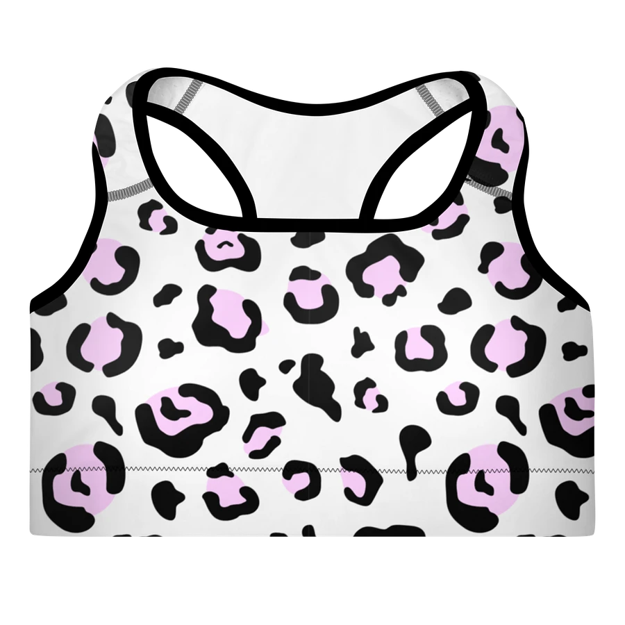 Pastel Leopard Print All-Over Padded Sports Bra product image (1)