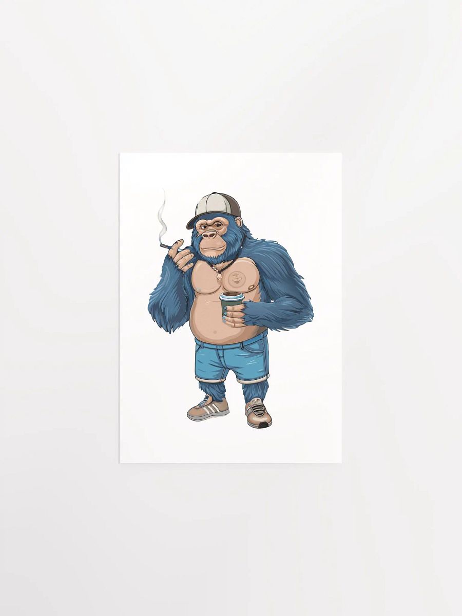 Blue Gorilla Enhanced Matte Paper Poster (in) product image (1)
