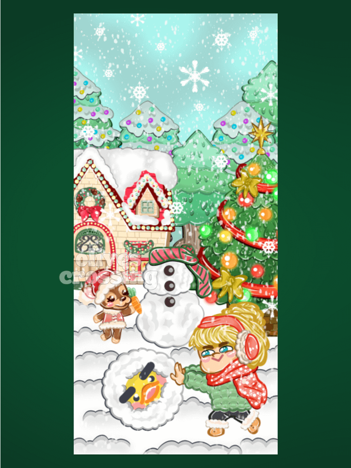 Holiday OlivesCrossing iPhone/Android Wallpaper 2023 product image (2)