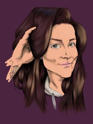 Portrait Wednesday! 4/12 2nd portrait of the one and only @watchhollie thank you for allowing me to create another portrait of you! #ipad #procreate #digitalart #portrait #twitch #contentcreator #fyp #streamer
