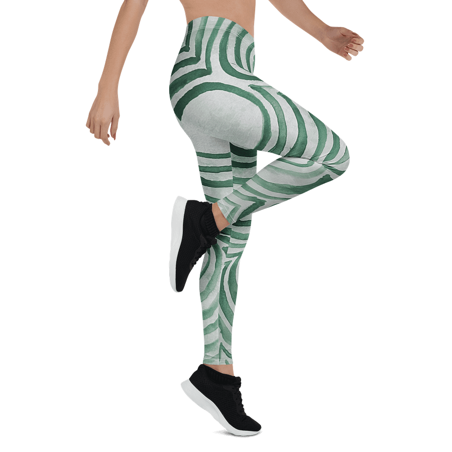 "Green Swirl" Leggings product image (7)