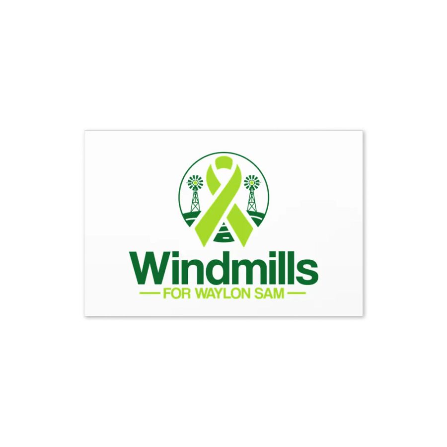 Windmills For Waylon Sam Postcard product image (4)