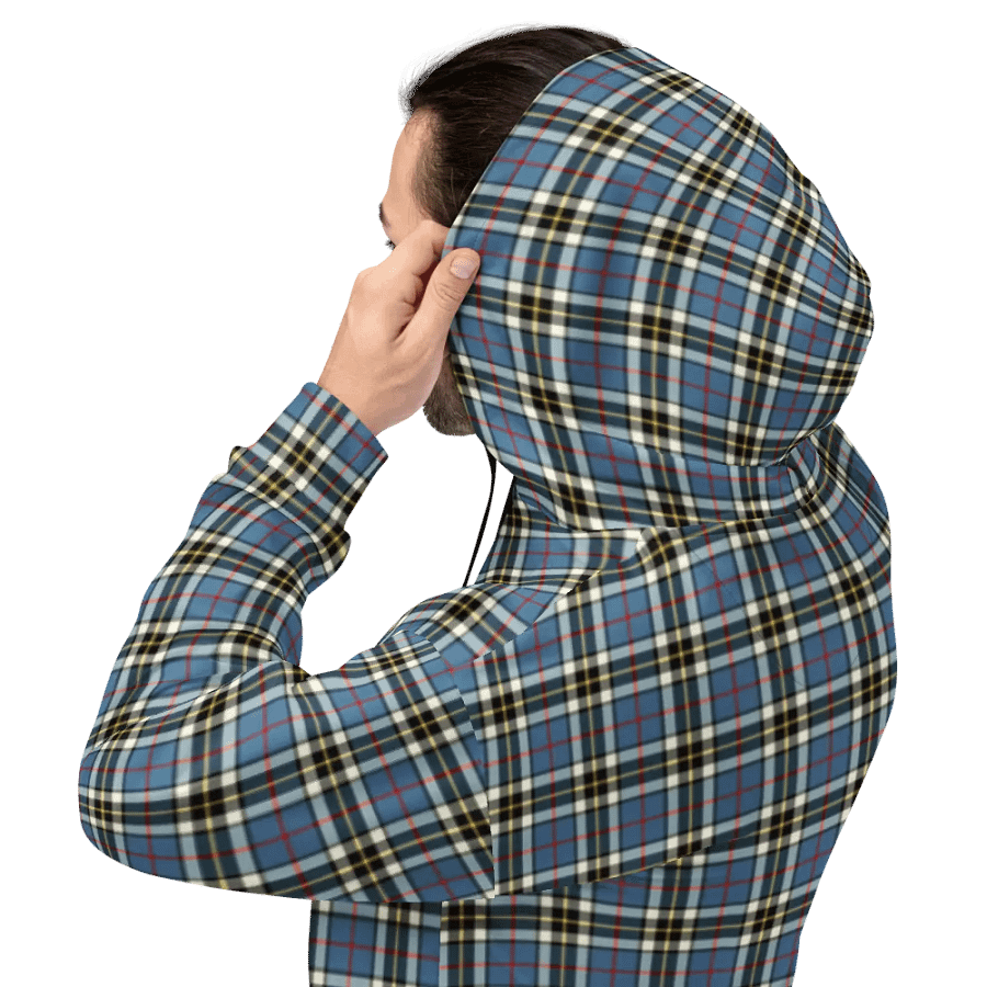 Thompson Blue Tartan Hoodie product image (8)