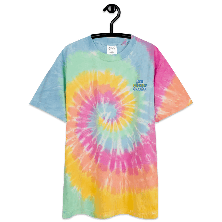 Vibrant Street Vibes Tie-Dye Tee - Just Fuckin' Breathe product image (6)