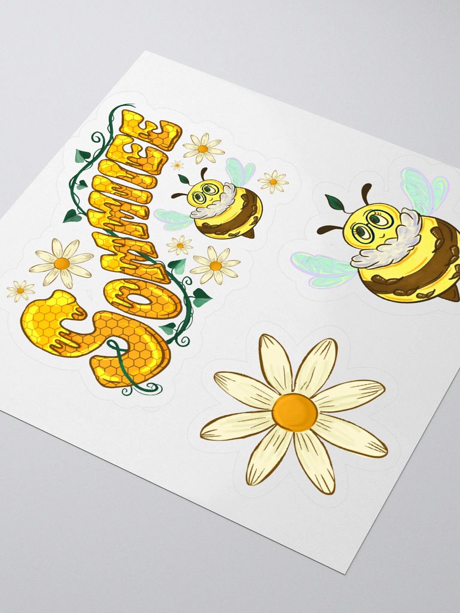 Honeybee Kiss Cut Sticker Set product image (3)