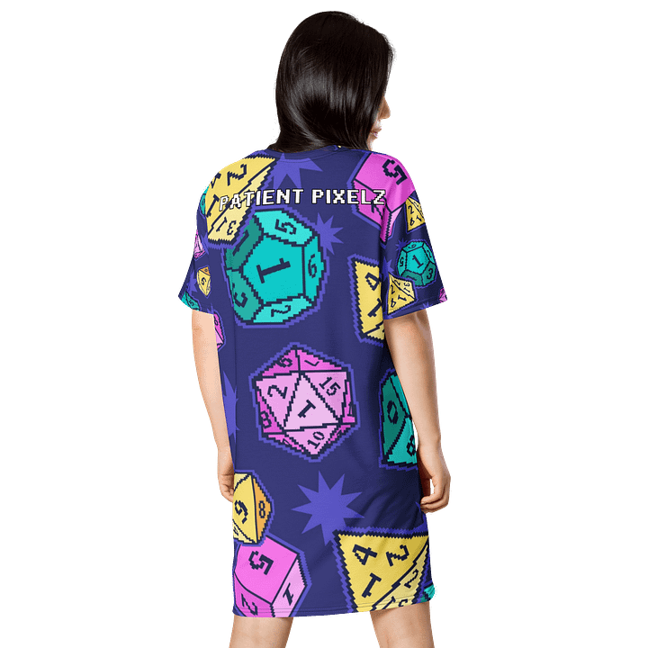 Patient PixelZ P Logo T-Shirt Dress (D20 Pixel Pop) product image (2)
