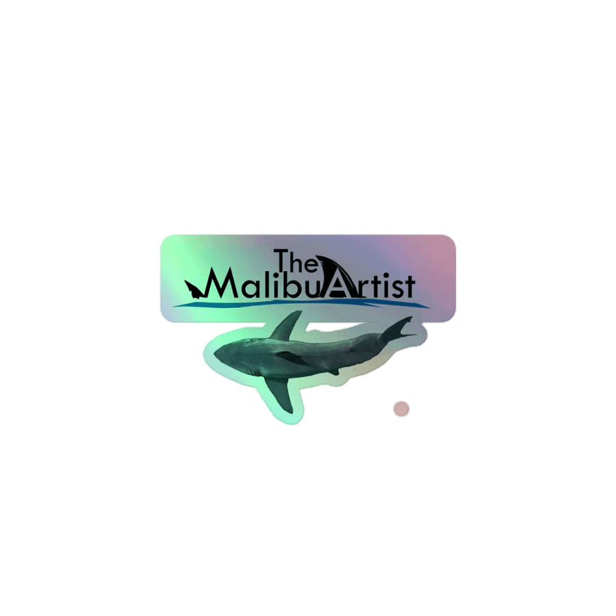 TheMalibuArtist sticker w/Shark product image (1)