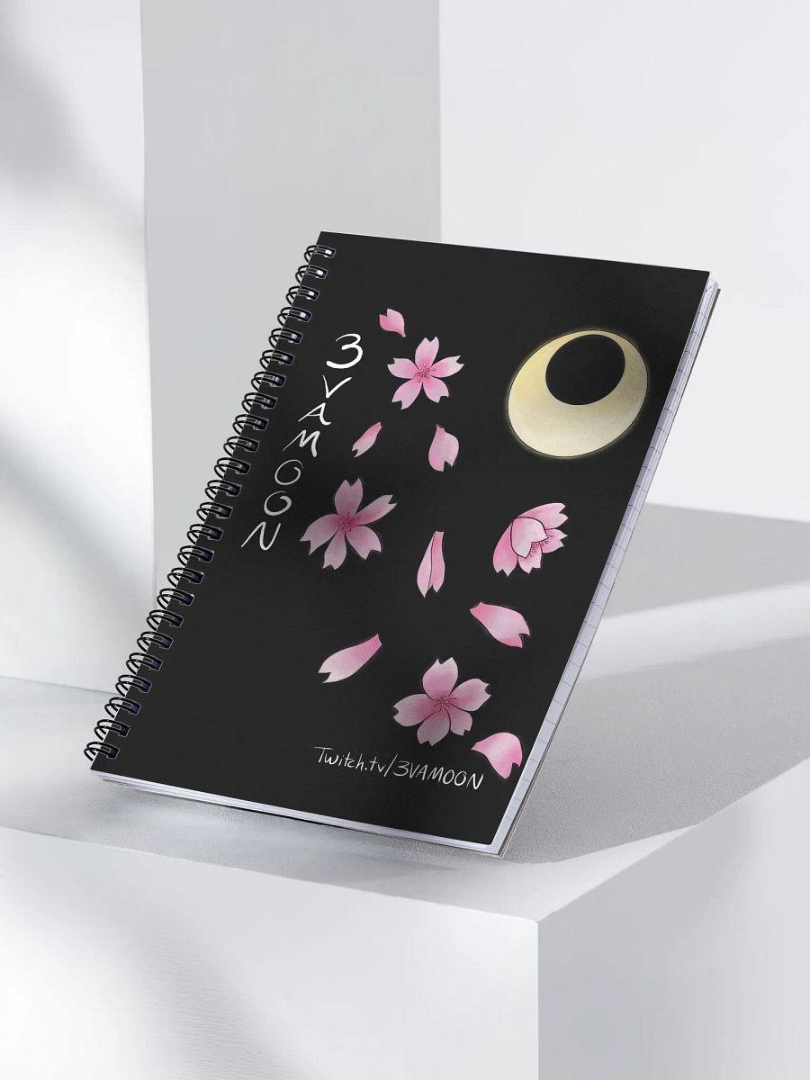 Sakura Moon Spiral Notebook product image (4)
