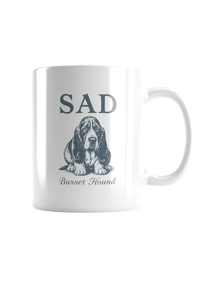 Sad Basset Hound Ceramic Mug product image (2)