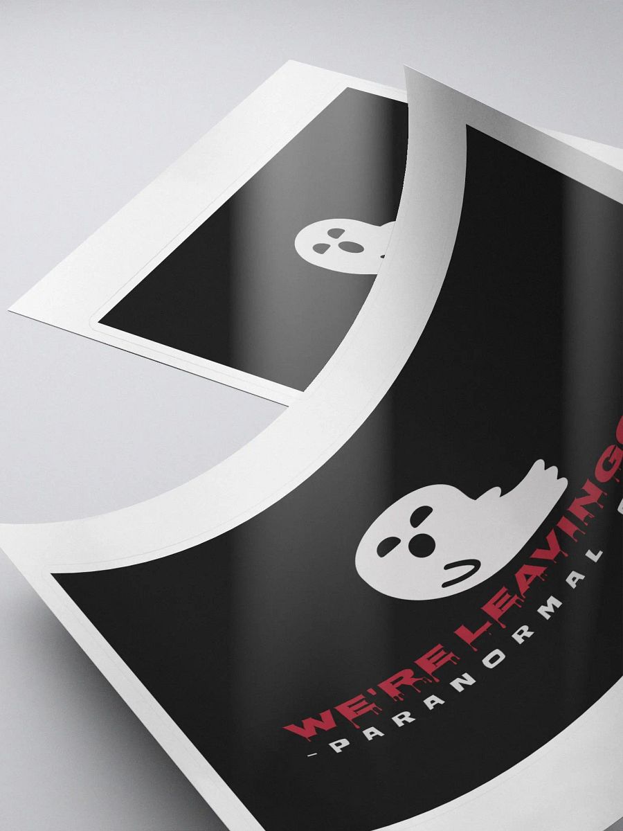We're Leaving Sticker product image (4)