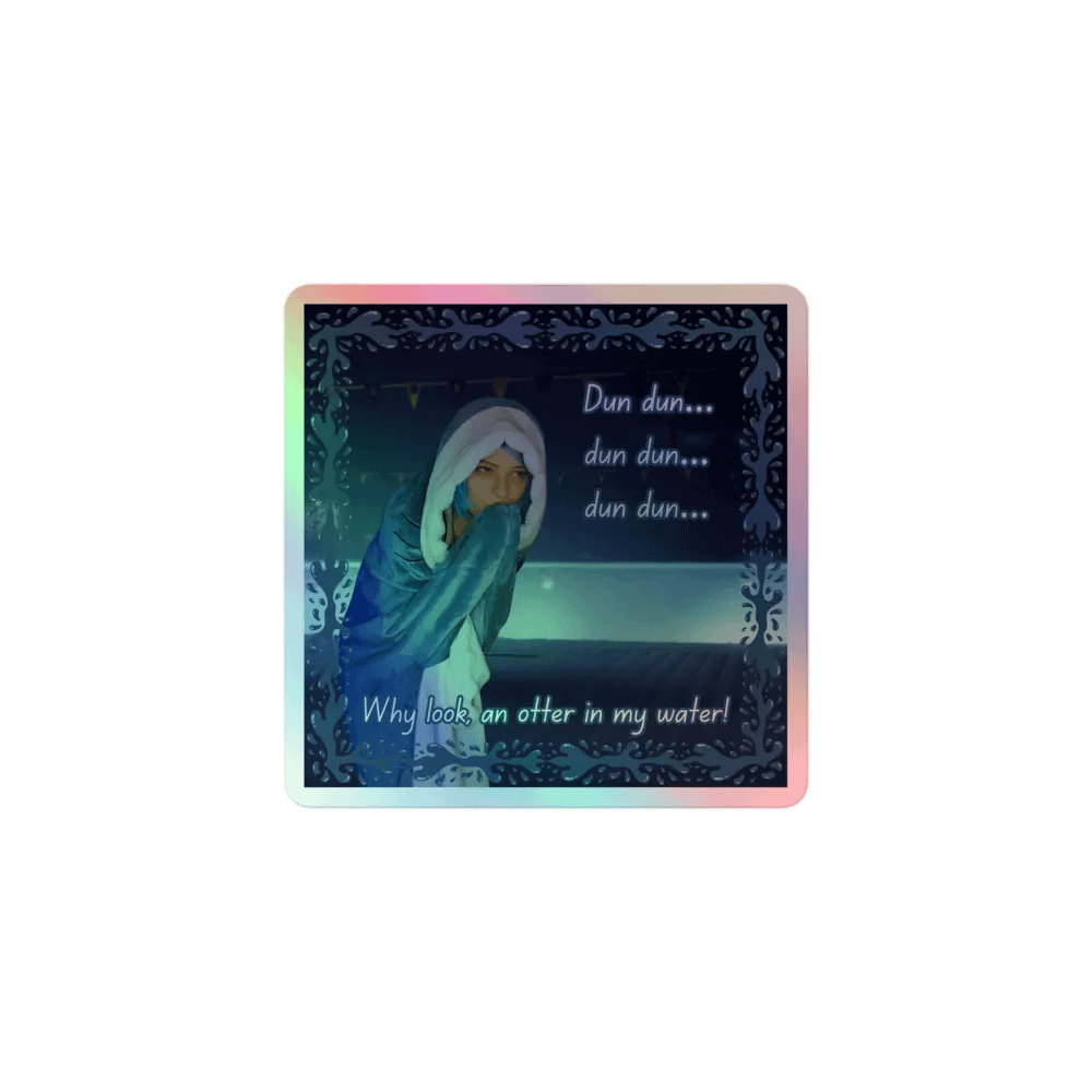 Otter-ly Amazing holo sticker product image (1)